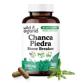 Chanca Piedra Stone Breaker Capsules - 180 Count
