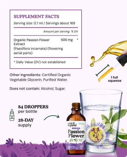 Passion Flower Tincture - 2 fl.oz. Bottle