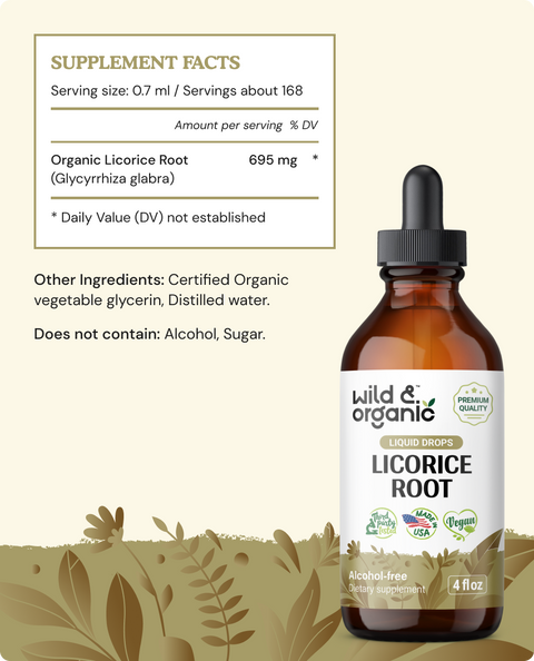 Licorice Root Tincture - 4 fl.oz. Bottle