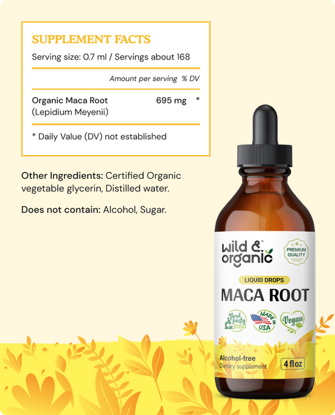 Maca Root Tincture - 4 fl.oz. Bottle