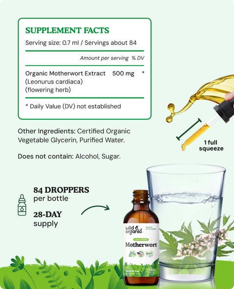 Motherwort Tincture - 2 fl.oz. Bottle