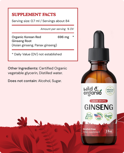 Ginseng Tincture - 2 fl.oz. Bottle