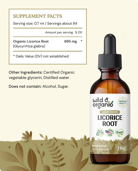 Licorice Root Tincture - 2 fl.oz. Bottle