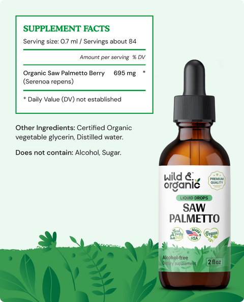 Saw Palmetto Tincture - 2 fl.oz. Bottle