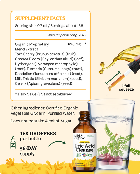 Uric Acid Cleanse Tincture - 4 fl.oz. Bottle