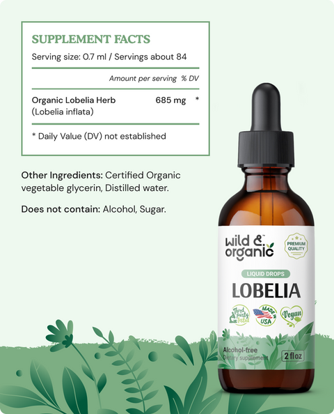 Lobelia Tincture - 2 fl.oz. Bottle