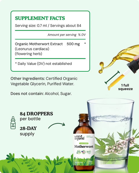 Motherwort Tincture supplement facts