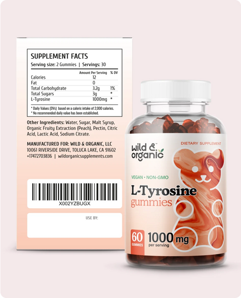 L-Tyrosine chews supplement facts