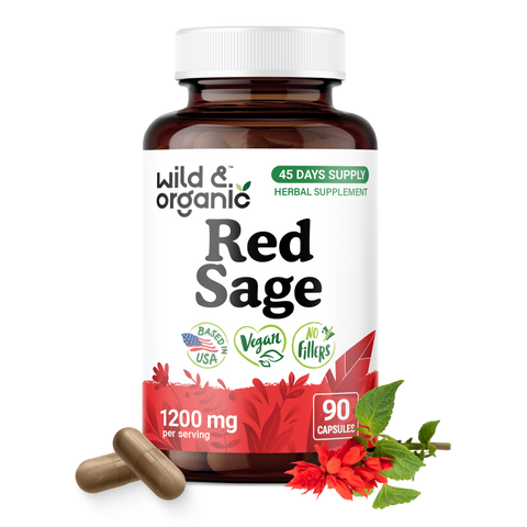 Red Sage Capsules - 90 Count