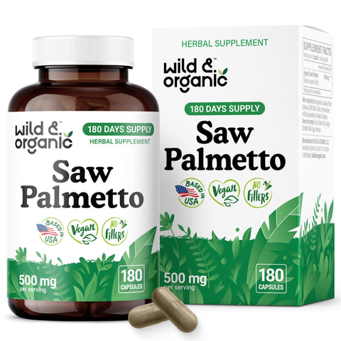 Saw Palmetto Capsules - 180 Count