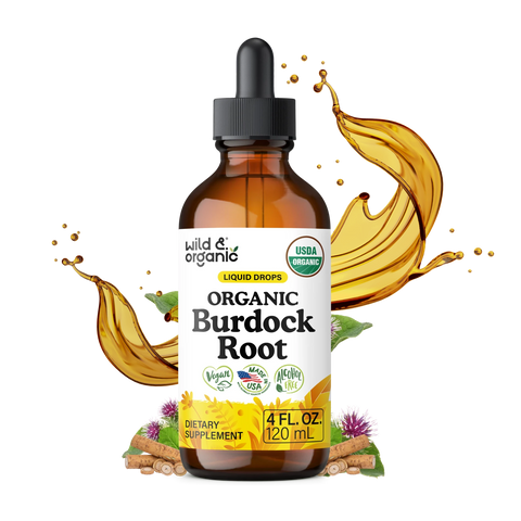 Organic Burdock Root Tincture - 4 fl. oz.