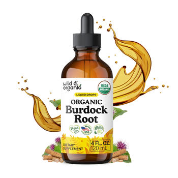 Organic Burdock Root Tincture - 4 fl. oz.