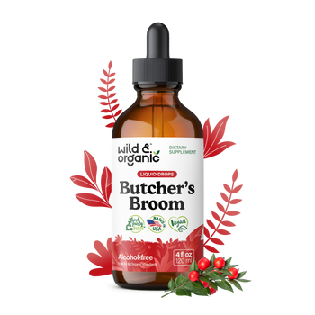 Butcher's Broom Tincture - 4 fl.oz. Bottle