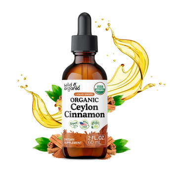 Organic Ceylon Cinnamon Liquid Drops - 2 fl. oz.