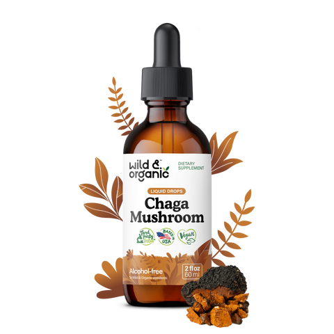 Chaga Mushroom Tincture - 2 fl.oz. Bottle