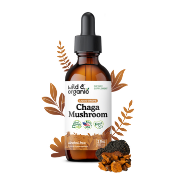 Chaga Mushroom Tincture - 2 fl.oz. Bottle