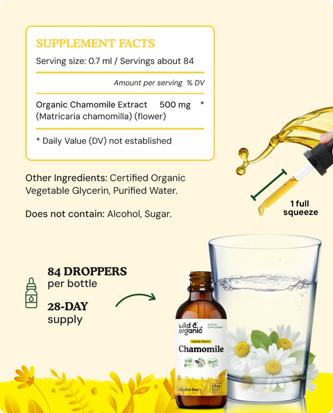 Chamomile Tincture - 2 fl.oz. Bottle