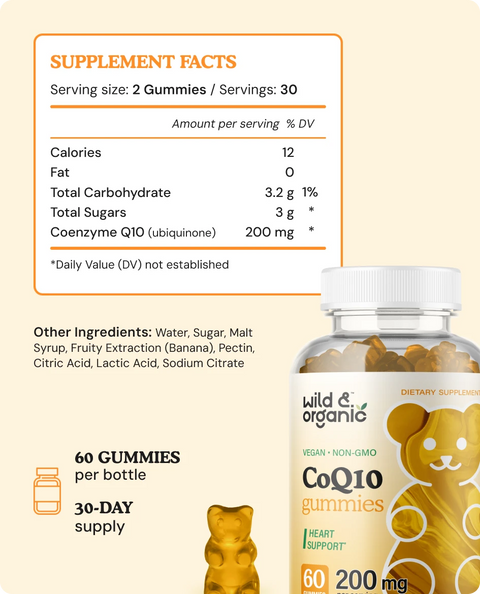 Coq10 chews supplement facts