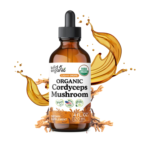 Organic Cordyceps Mushroom Liquid Drops - 4 fl. oz.