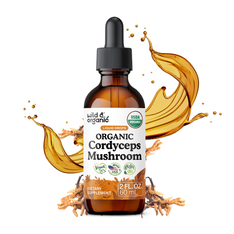 Organic Cordyceps Mushroom Liquid Drops - 2 fl. oz.