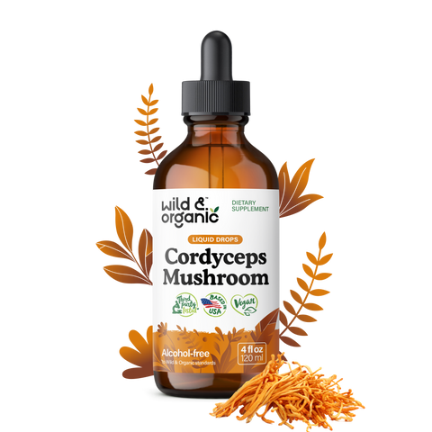 Cordyceps Mushroom Tincture - 4 fl.oz. Bottle