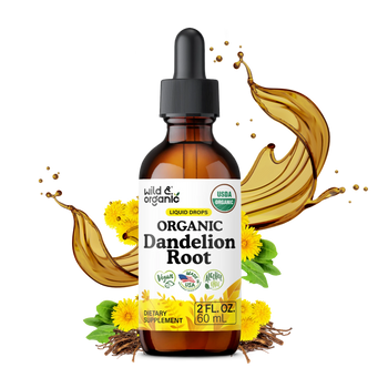 Organic Dandelion Root Liquid Drops - 2 fl. oz.