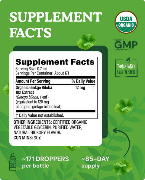 Organic Ginkgo Biloba & Ginseng Bundle