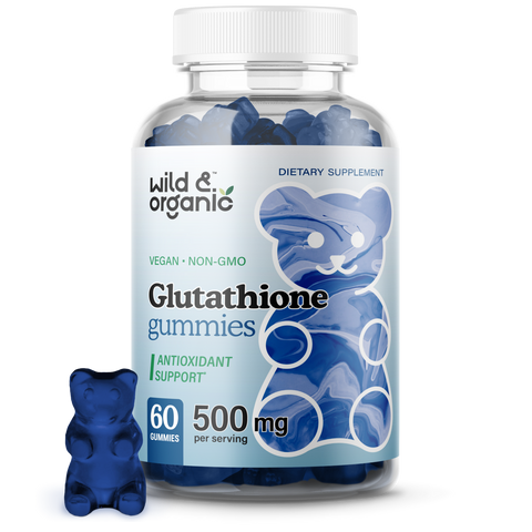 Glutathione Gummies, 500Mg., 60 Chews | Wild & Organic Glutathione Gummies, 500Mg., 60 Chews | Wild & Organic