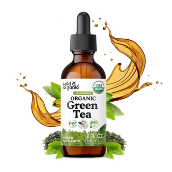Organic Green Tea Extract Liquid Drops - 2 fl. oz.