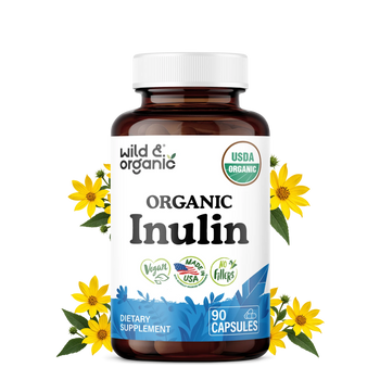 Organic Inulin Capsules — 90 Count