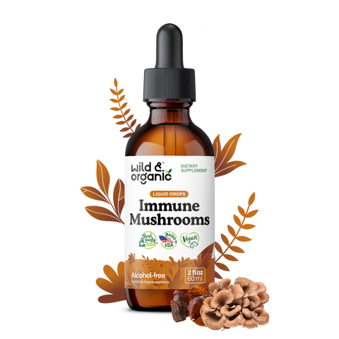 Immune Mushrooms Tincture - 2 fl.oz. Bottle