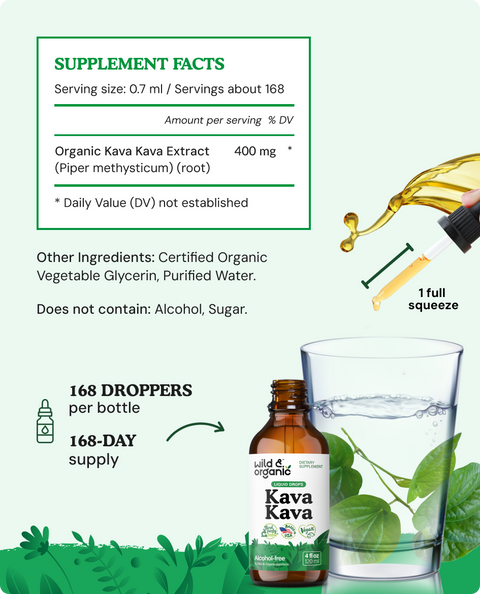 Kava Kava Tincture - 4 fl.oz. Bottle