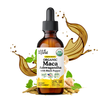 Organic Maca Ashwagandha Tincture - 2 fl. oz.