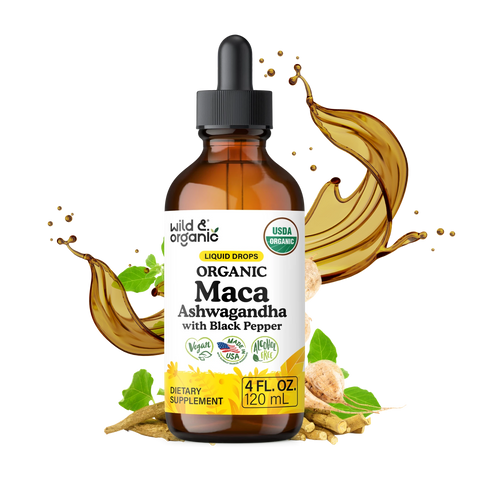 Organic Maca Ashwagandha Tincture - 4 fl. oz.