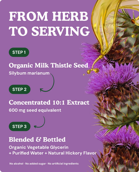 Organic Milk Thistle Liquid Drops - 2 fl. oz.
