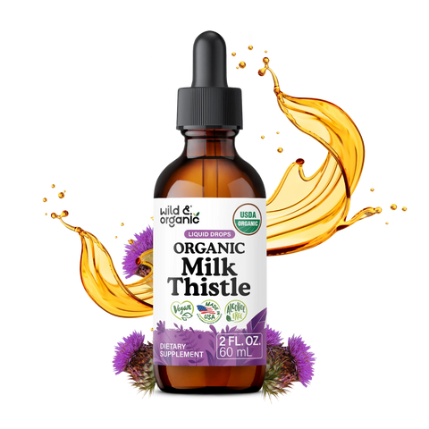 Organic Milk Thistle Liquid Drops - 2 fl. oz.
