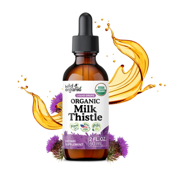Organic Milk Thistle Liquid Drops - 2 fl. oz.