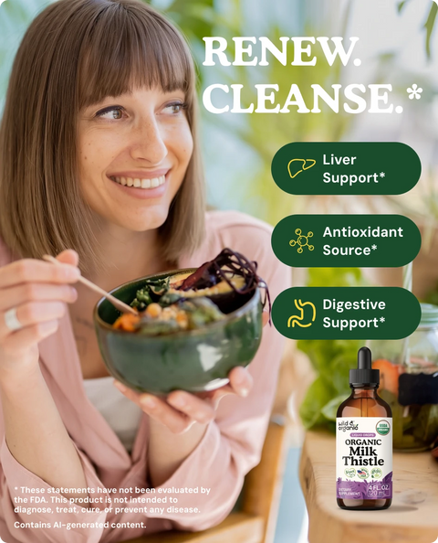 Organic Milk Thistle Liquid Drops - 4 fl. oz.