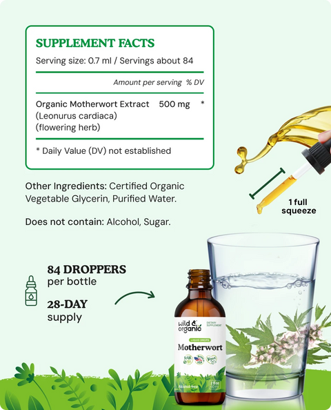 Motherwort Tincture supplement facts
