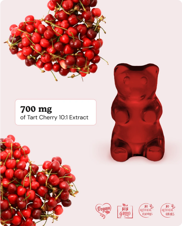 Tart Cherry Gummies, 60 Chews Wild Organic1