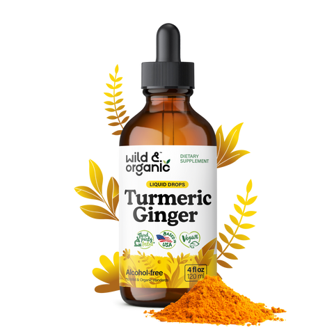 Turmeric & Ginger Tincture - 4 fl.oz. Bottle