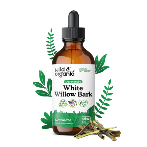 White Willow Bark Tincture - 4 fl.oz. Bottle