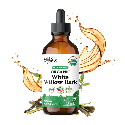 Organic White Willow Bark Tincture - 4 fl. oz.