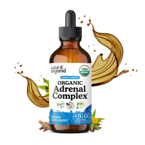 Buy Organic Adrenal Complex Tincture - 4 fl.oz. | Wild & Organic