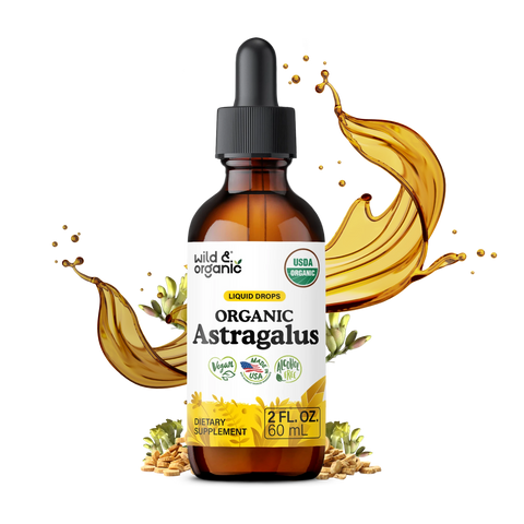 Organic Astragalus Root Tincture - 2 fl. oz.