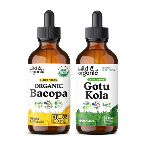 Organic Bacopa & Gotu Kola Bundle