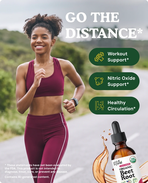 Organic Beet Root Extract Liquid Drops - 2 fl. oz.