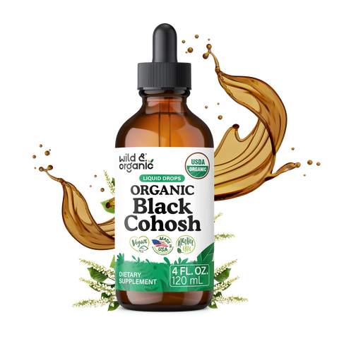 Organic Black Cohosh Root Extract Tincture - 4 fl. oz.