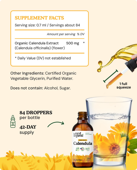 Calendula Tincture supplement facts