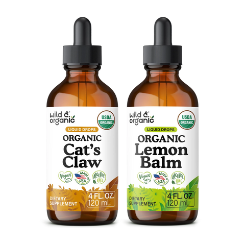 Organic Cat’s Claw & Lemon Balm Bundle